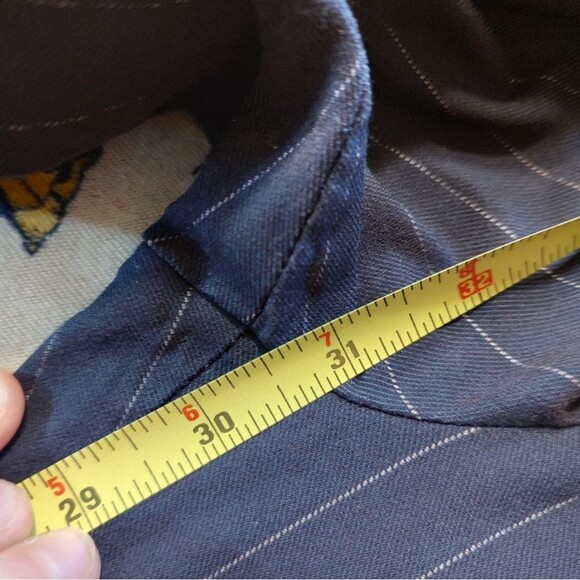 Bardot Navy Pinstripe Dress Pants size 8 - Picture 7 of 9